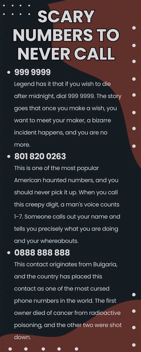 phone numbers you should never call|numbers to never call 2022.